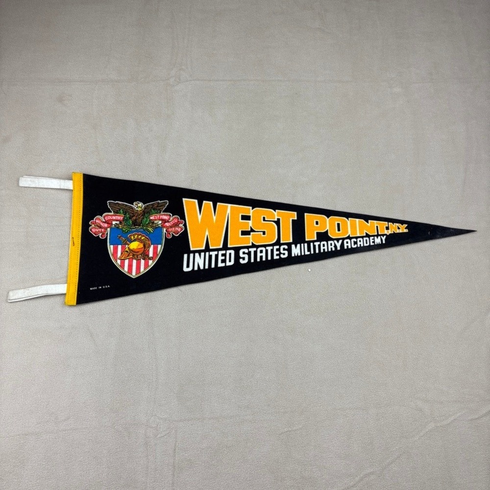 Large 27" West Point NY Military Academy Collectible Pennant Travel Souvenir 27"
